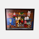 Cuadro de piñateria Trinidad por Ileana Ruivara "iluciones de venta" 1984