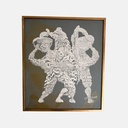 Cuadro "Titulos" por David Ordoñez 92x80 serigrafìa 