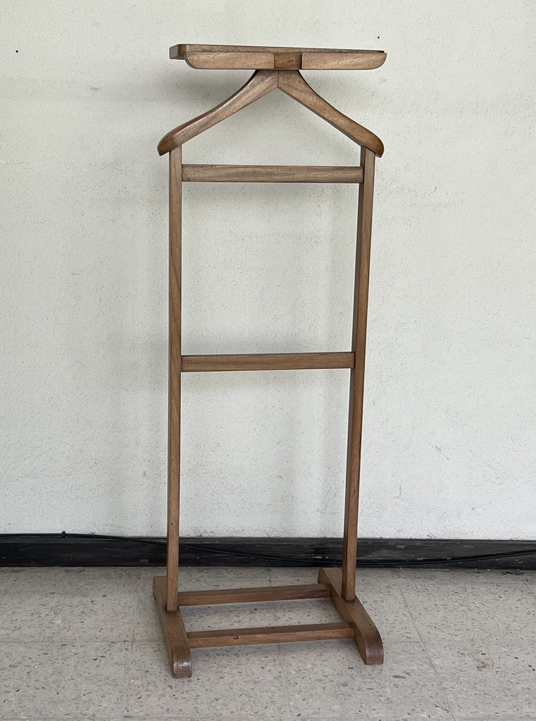 Perchero de madera maciza