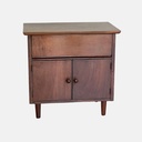 Mesa de noche de madera