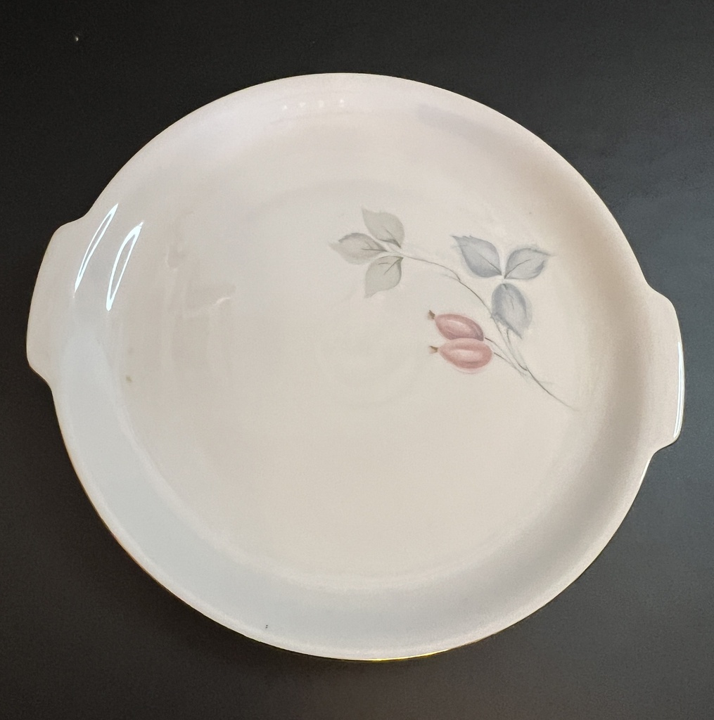 Azafate redondo de porcelana