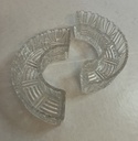FloreroGlass Bagley Sowerby Davidson's de cristal estilo anillo posy