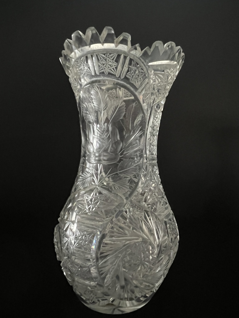 FLORERO DE CRISTAL