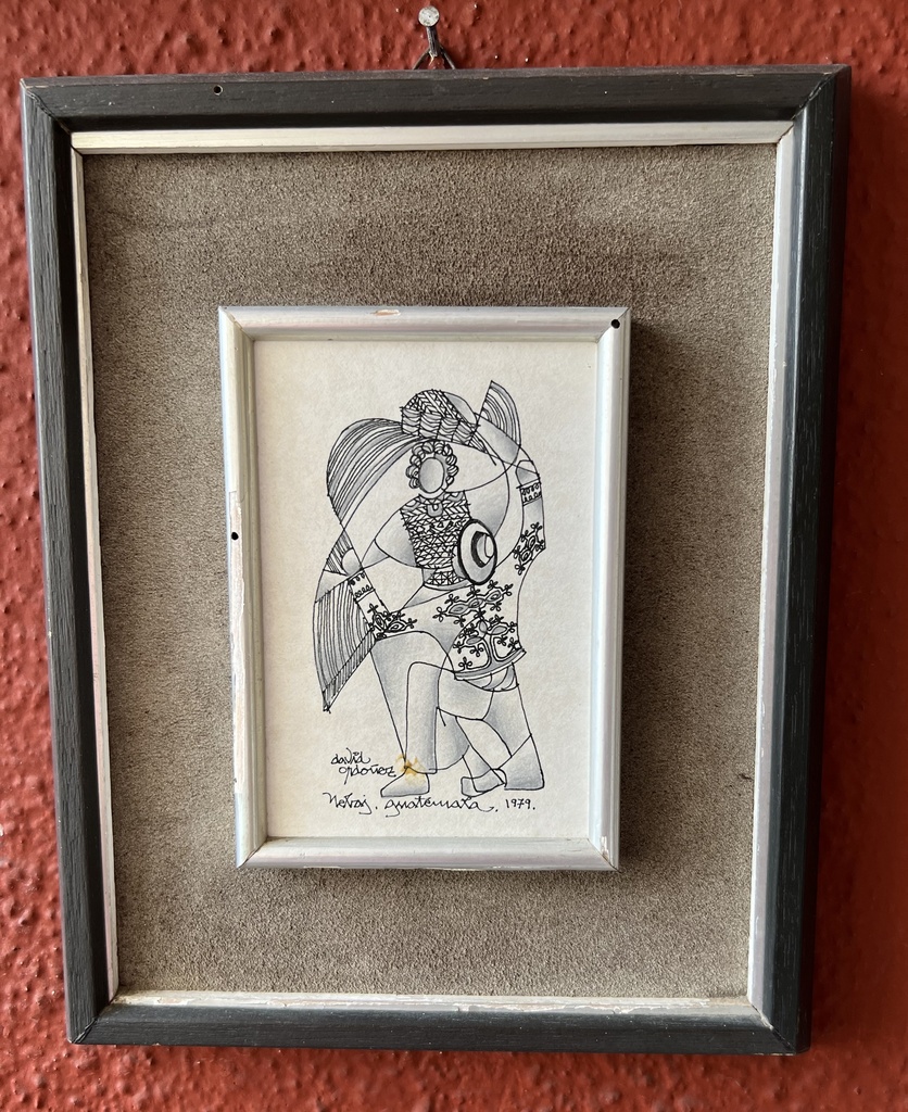CUADRO DE NEBAJ GUATEMALA - 1972 POR DAVID ORDÓÑEZ