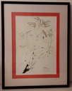 Cuadro a tinta "LA DAMA DE JUSTICIA" por Arnoldo Ramirez Amaya