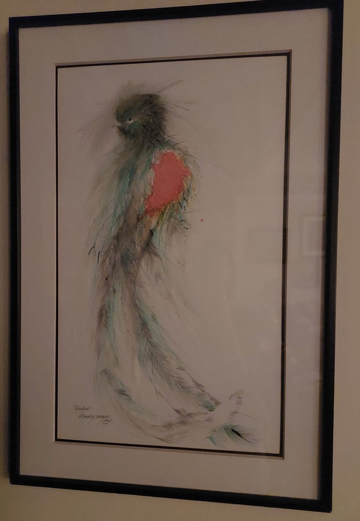 Cuadro El Quetzal por Ramirez Amaya