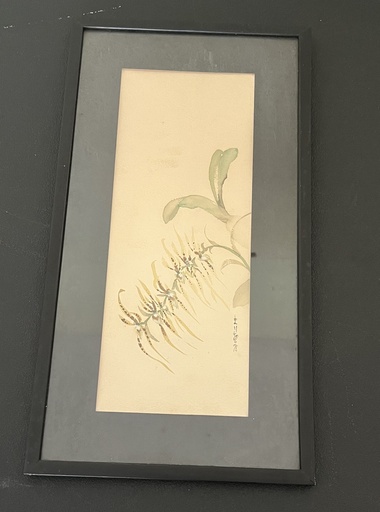 [MILz150585] Acuarela de Orquidea Aaña 1,978