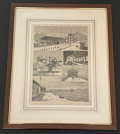 [MILz150702] Croquis del 1er Ferrocarril construído en Guatemala