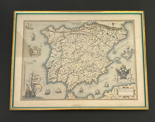 [MILz150706] Mapa de españa y portugal antiguo