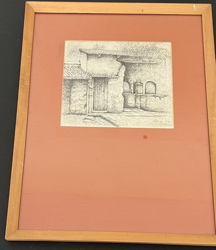 [MILz150710] Cuadro de Rincón de la Antigua por Walter Peter Koller 1,986