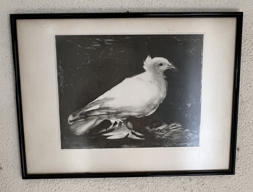 [MILz150719] Litografìa, prueba de artista "paloma" Pablo Picasso