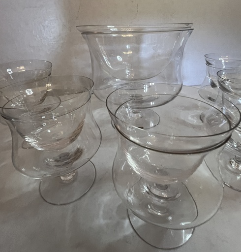 [TBz15003] Juego de Camaroneras de cristal Boda - Suecia