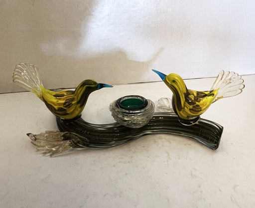 [TBz15054] Candelero para tea light de cristal de Murano