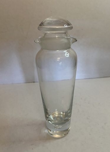 [TBz15017] Gran Coctelera de vidrio "Samba" con burbuja - Kosta por Vicke Lindstrand