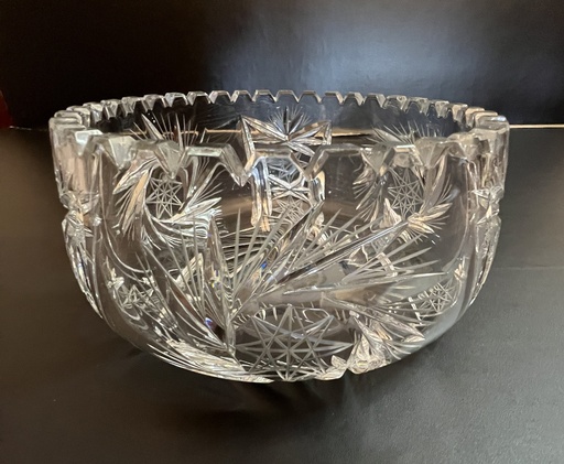 [TBz15021] Plato de cristal cortado Lausitzer para dulces