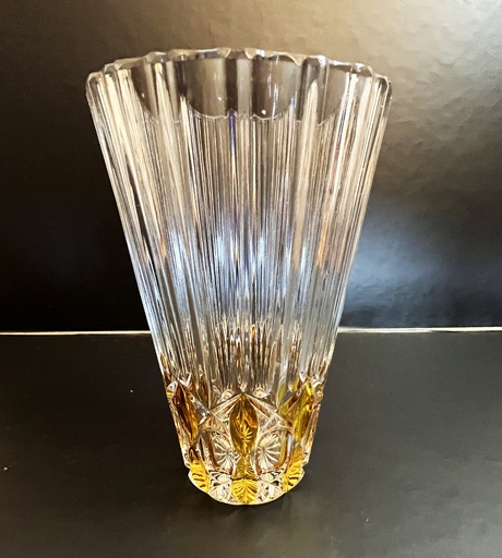 [TBz15023] Florero de cristal de Bohemia
