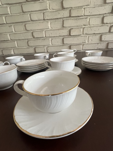 [MILz150399] Juego de 12 tazas con plato Royal China, PONTESA España