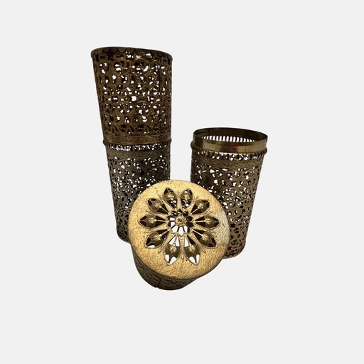 [MIF0803] MIF manga de metal calado para botella 