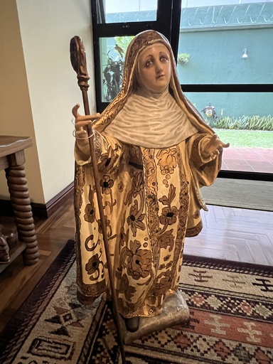 [AdC0063] Escultura de Virgen Sta. Elena por María Eugenia Braunvalle