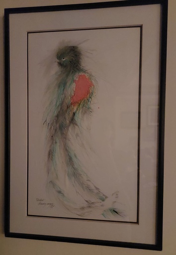 [AdC0064] Cuadro El Quetzal por Ramirez Amaya