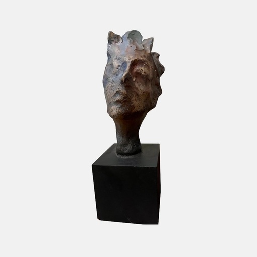 [TC003] Escultura "Rostro" por Leopoldo Barrientos