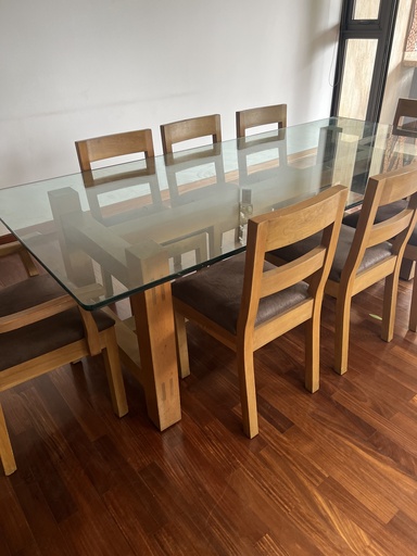 [JW23199] Comedor para 8 personas + sillas